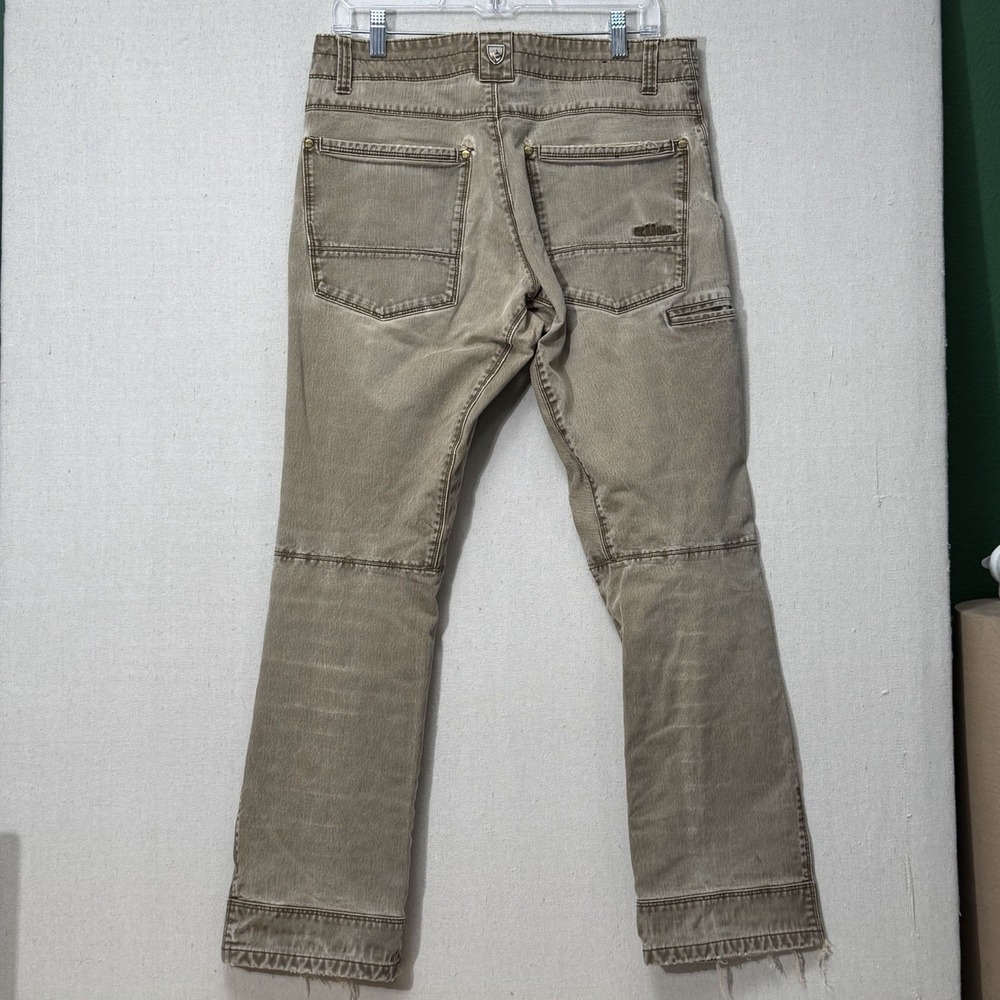 Kuhl Ryder Pants Mens 32x30 Beige Hiking Outdoor Stretch Workwear Distressed - Picture 13 of 16